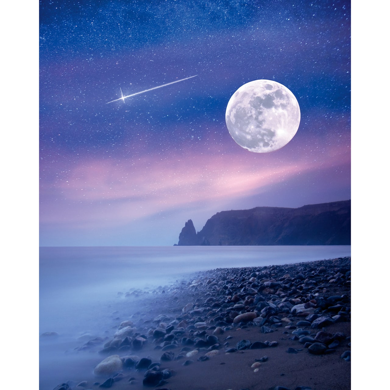 8" x 10" Celestial Beach Canvas Paint Kit by Craft Smart®